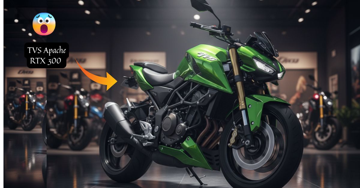 TVS Apache RTX 300 लॉन्च! सिर्फ ₹3 लाख में सुपरबाइक जैसी परफॉर्मेंस — फीचर्स देख हैरान रह जाएंगे!