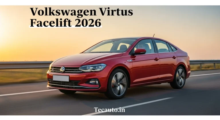 Volkswagen Virtus Facelift 2026 Launch in India - New Design, ADAS and Price Details on Tecauto.in