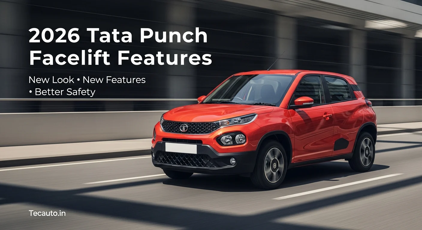 2026 टाटा पंच फेसलिफ्ट फीचर्स और नया डिज़ाइन