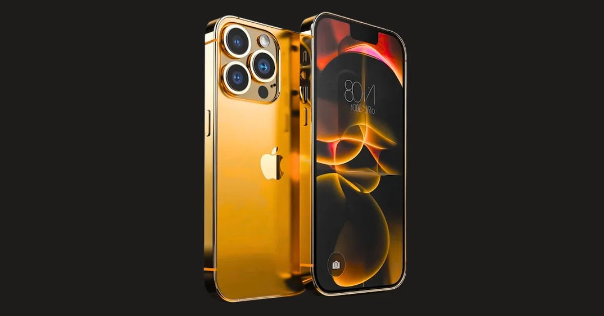 Futuristic 3D render of iPhone 18 Pro 2026 leak showing premium black titanium body, triple camera with variable aperture, small Dynamic Island hint, and glowing accents. Latest Apple iPhone 18 Pro design updates on Tecauto.in